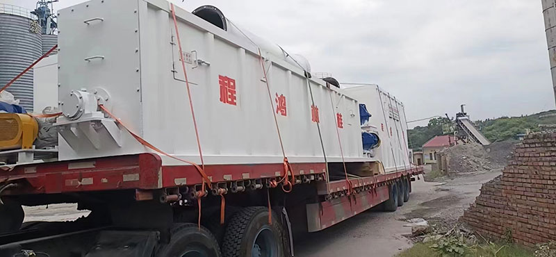 湖南某老板訂購時產十五噸氫氧化鈣生產線貨物到場剪影！