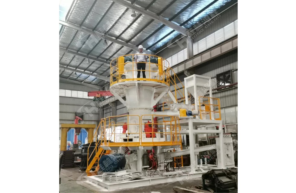 桂林鴻程新款HLMX600小型超細立式磨粉機整機預裝待發 桂林鴻程新款HLMX600小型超細立式磨粉機整機預裝待發