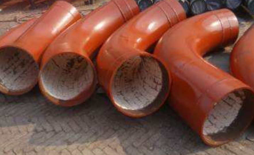 火山石粉參合生產(chǎn)的耐磨管道 火山石粉參合生產(chǎn)的耐磨管道